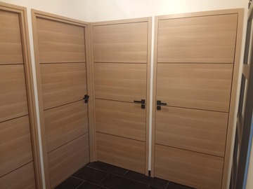 réalisation d'une cloison avec porte et verrière sur Brest