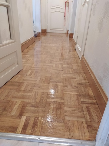 Vitrification de parquet 